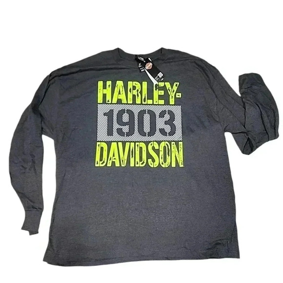 Harley-Davidson Men's Negative H-D. 2xl - Picture 3 of 5